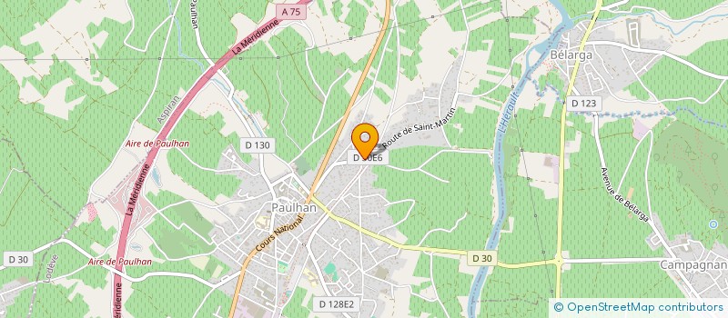 localisation de l'entreprise SAS BOUDET AUDIT EXPERTISE  PAULHAN