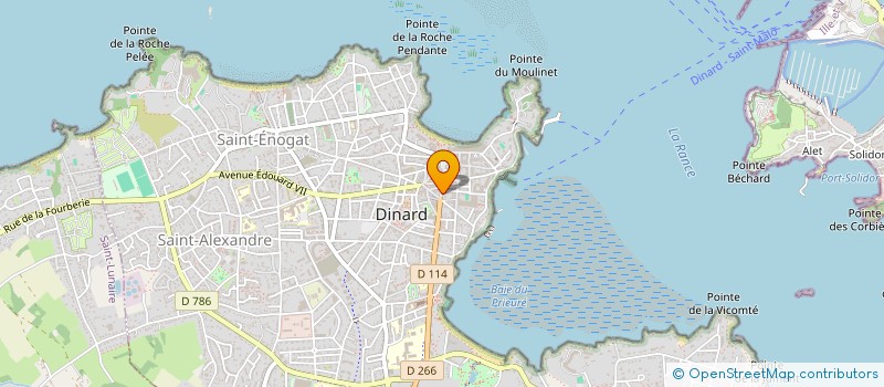 localisation de l'entreprise SAS BOUGET à DINARD