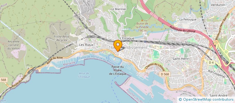 localisation de l'entreprise SAS BOULANGER à MARSEILLE
