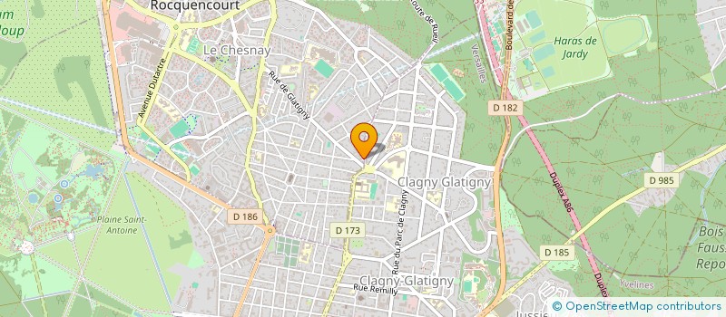 localisation de l'entreprise SAS BOULANGERIE CHEZ CHRISTELLE à LE CHESNAY-ROCQUENCOURT