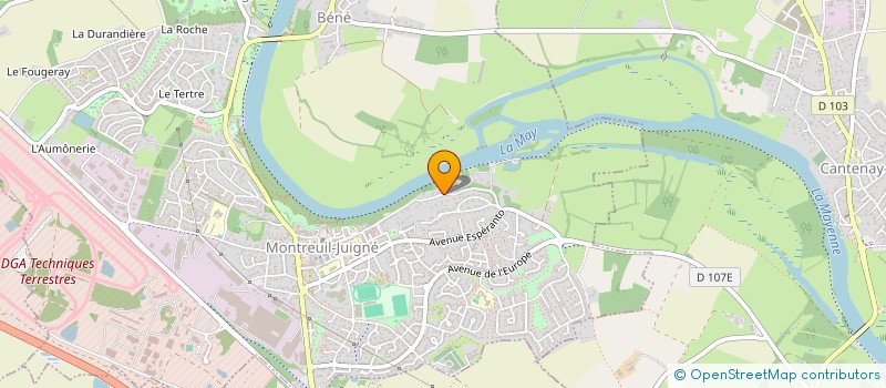 localisation de l'entreprise SAS BOULAY IMMOBILIER  MONTREUIL-JUIGNE