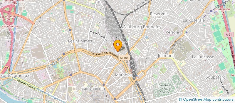 localisation de l'entreprise SAS BOULET à TOULOUSE