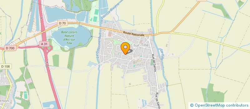 localisation de l'entreprise SAS BOUNCEBACK  ARC-SUR-TILLE