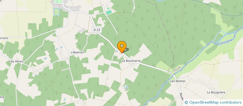 localisation de l'entreprise SAS BOURDILLEAU TP  SCORBE-CLAIRVAUX