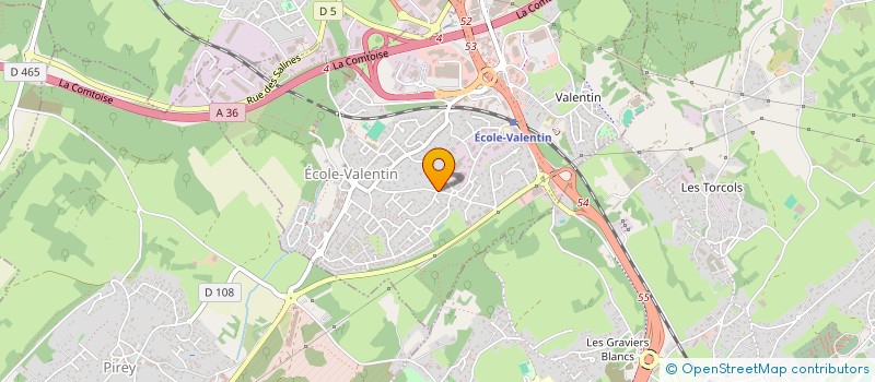 localisation de l'entreprise SAS BOURDON JARDINAGE  ECOLE-VALENTIN