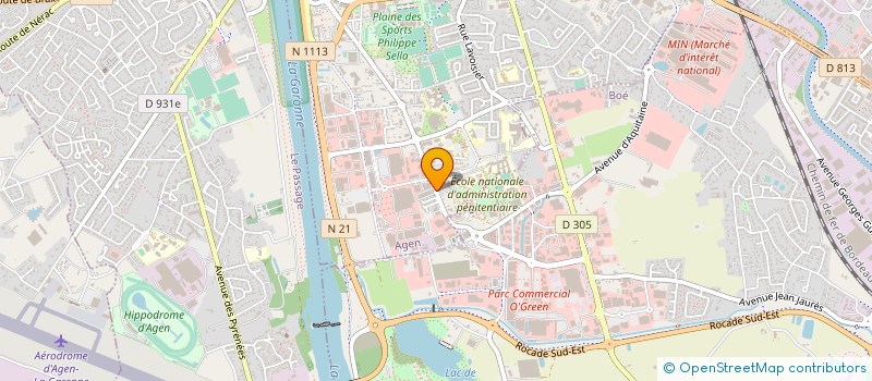 localisation de l'entreprise SAS BOURGADE à AGEN