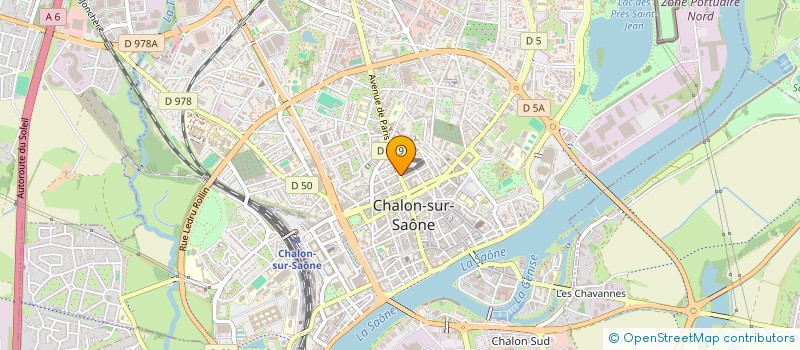 localisation de l'entreprise SAS BOURGOGNE BATIR à CHALON-SUR-SAONE