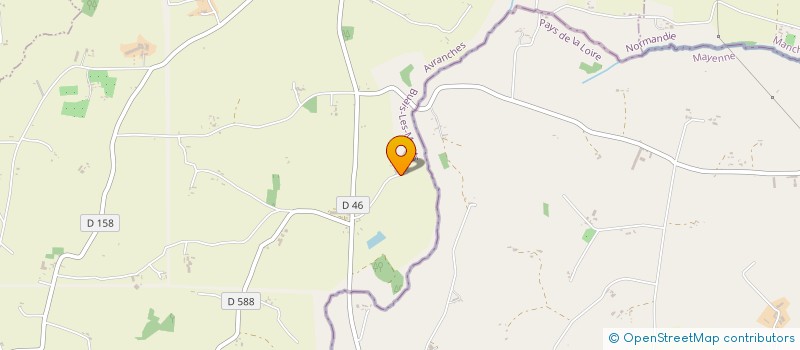 localisation de l'entreprise SAS BOUVET SEBASTIEN  BUAIS-LES-MONTS