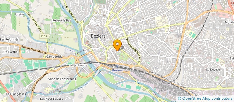 localisation de l'entreprise SAS BOYER  BEZIERS