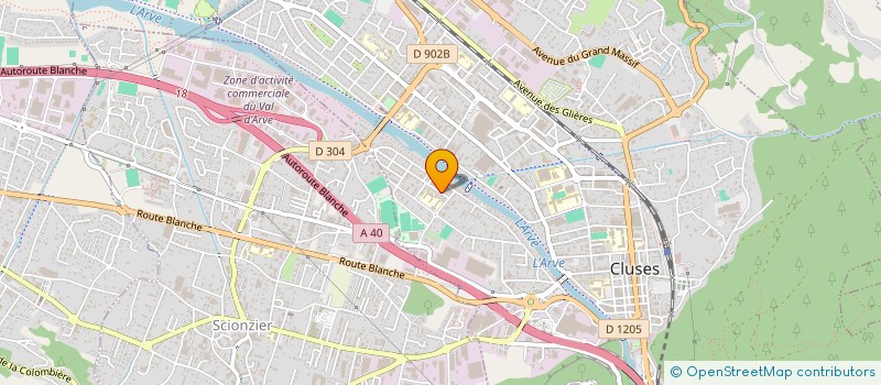 localisation de l'entreprise SAS BOYER ET FILS  CLUSES