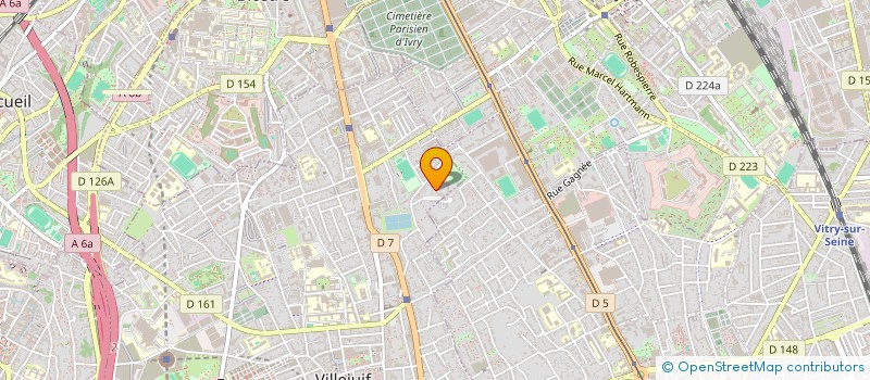 localisation de l'entreprise SAS BOZI SERVICES  VILLEJUIF