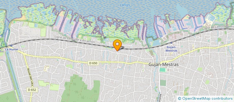 localisation de l'entreprise SAS BP IMMO  GUJAN-MESTRAS