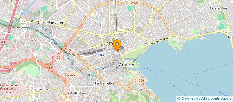 localisation de l'entreprise SAS BPC  ANNECY