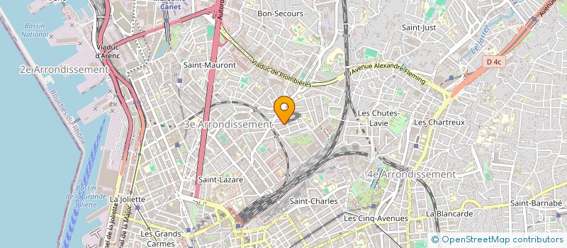 localisation de l'entreprise SAS BPS à MARSEILLE