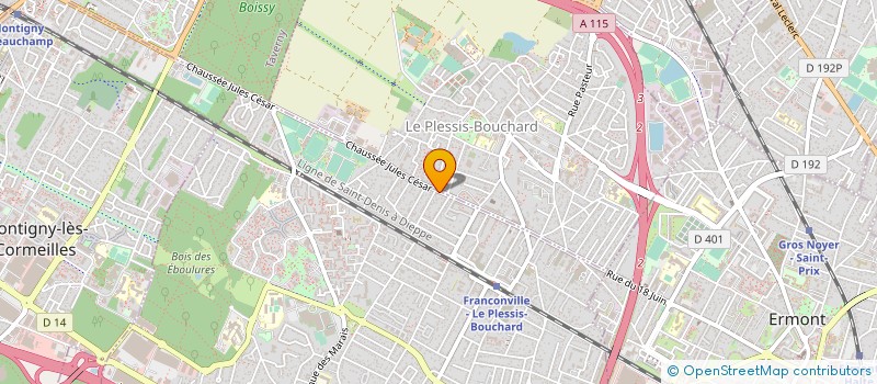 localisation de l'entreprise SAS BPU  FRANCONVILLE