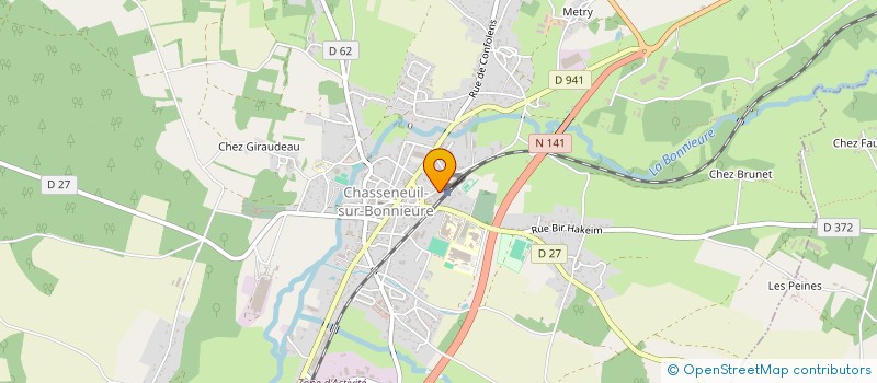 localisation de l'entreprise SAS BRABANT-VICIANO à CHASSENEUIL-SUR-BONNIEURE