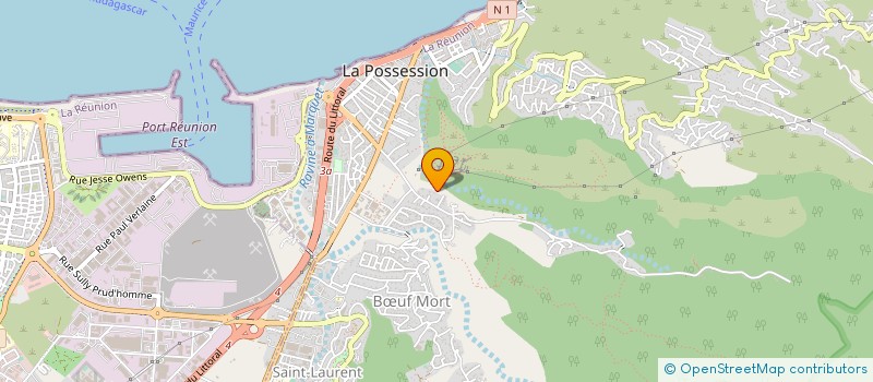 localisation de l'entreprise SAS BRAS MOUTON à LA POSSESSION