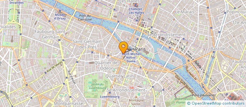 localisation de l'entreprise SAS BRASSERIE LE LUTECE  PARIS