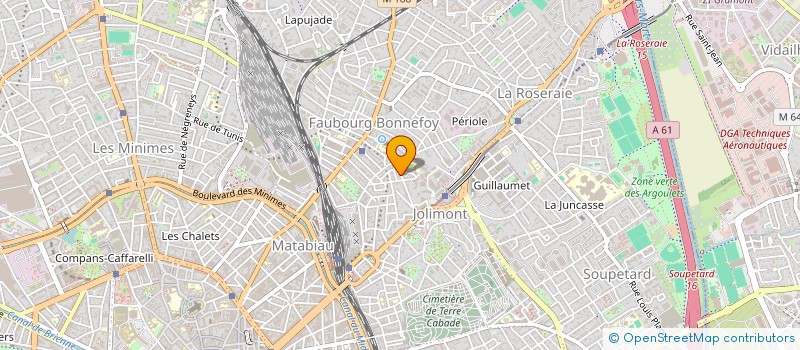 localisation de l'entreprise SAS BRAUN  TOULOUSE