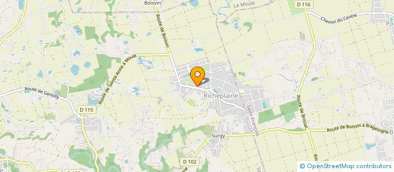 localisation de l'entreprise SAS BRAUN  SAINTE-ANNE