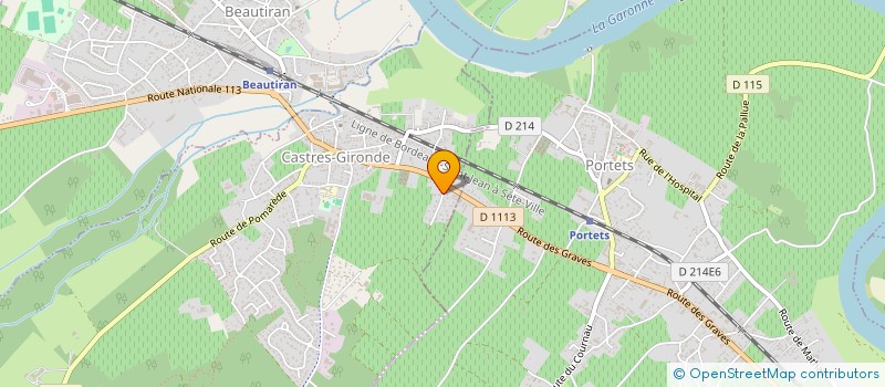 localisation de l'entreprise SAS BRDF  CASTRES-GIRONDE