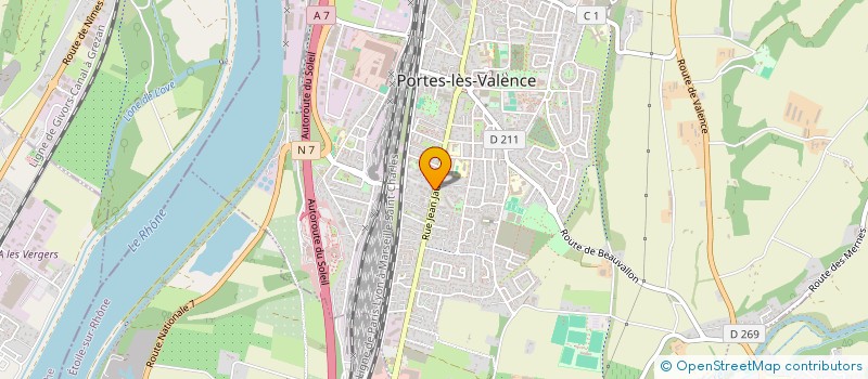 localisation de l'entreprise SAS BREACH  PORTES-LES-VALENCE