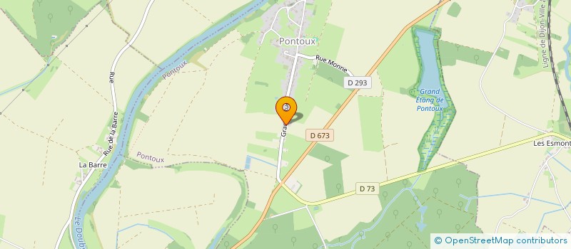 localisation de l'entreprise SAS BRESSE NRJ  PONTOUX