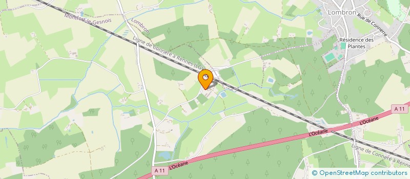 localisation de l'entreprise SAS BRETANNE  MONTFORT-LE-GESNOIS