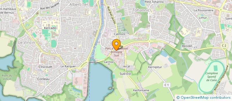 localisation de l'entreprise SAS BRETONSKIY KOUPETS à VANNES
