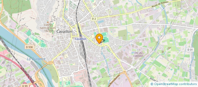 localisation de l'entreprise SAS BRH  CAVAILLON