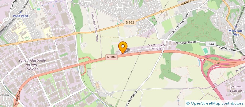 localisation de l'entreprise SAS BRIAND  MERY-SUR-OISE