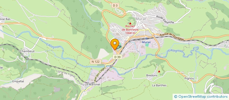 localisation de l'entreprise SAS BRICOMURAT à MURAT