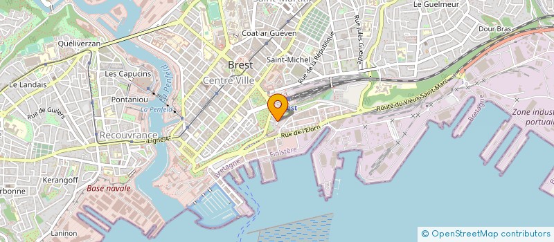 localisation de l'entreprise SAS BRION ETABLISSEMENT à BREST