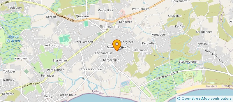 localisation de l'entreprise SAS BRISE COTIERE à PENMARCH