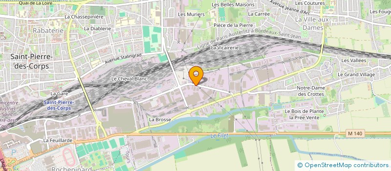 localisation de l'entreprise SAS BRISSET  SAINT-PIERRE-DES-CORPS