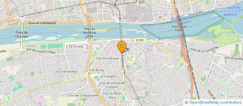 localisation de l'entreprise SAS BRIT  ORLEANS