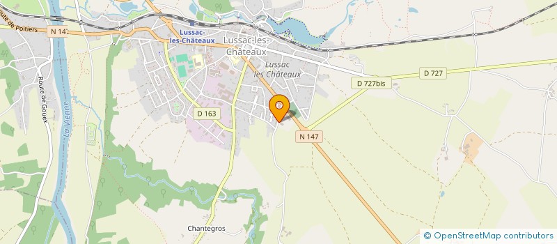 localisation de l'entreprise SAS BROETTO à LUSSAC-LES-CHATEAUX