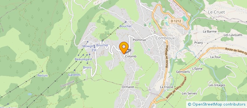 localisation de l'entreprise SAS BRONS à COMBLOUX