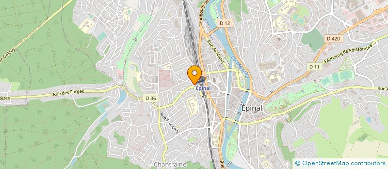 localisation de l'entreprise SAS BRONSARD & BERNARD  EPINAL