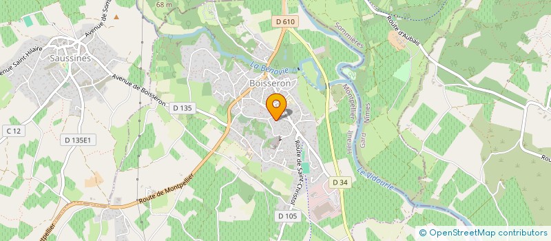 localisation de l'entreprise SAS BRUGUIERE  BOISSERON