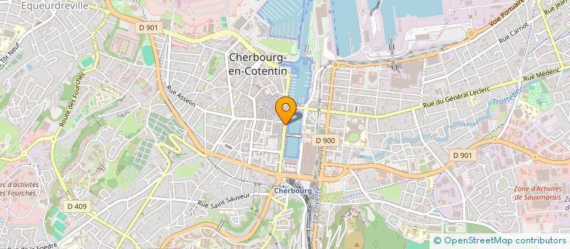 localisation de l'entreprise SAS BRUMES  CHERBOURG-EN-COTENTIN