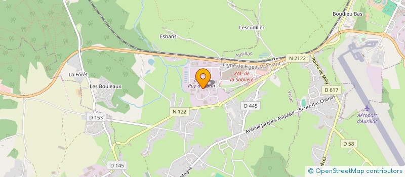 localisation de l'entreprise SAS BRUNHES JAMMES à YTRAC