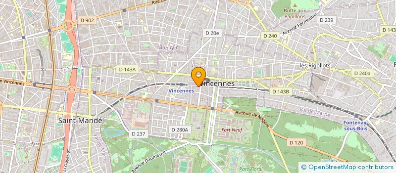 localisation de l'entreprise SAS BRUNO COLLET FROMAGER à VINCENNES