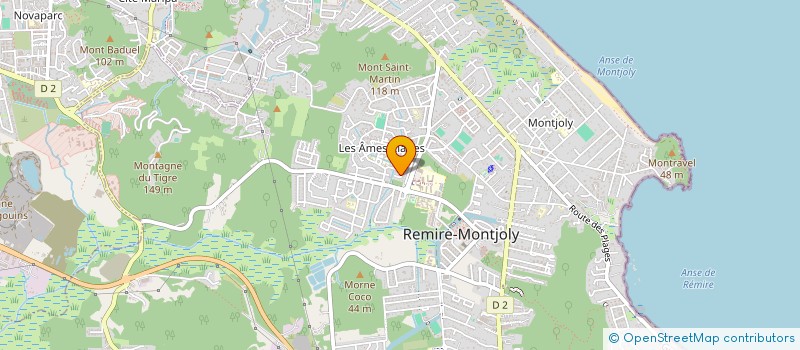 localisation de l'entreprise SAS BRUNO LOCATION  REMIRE-MONTJOLY