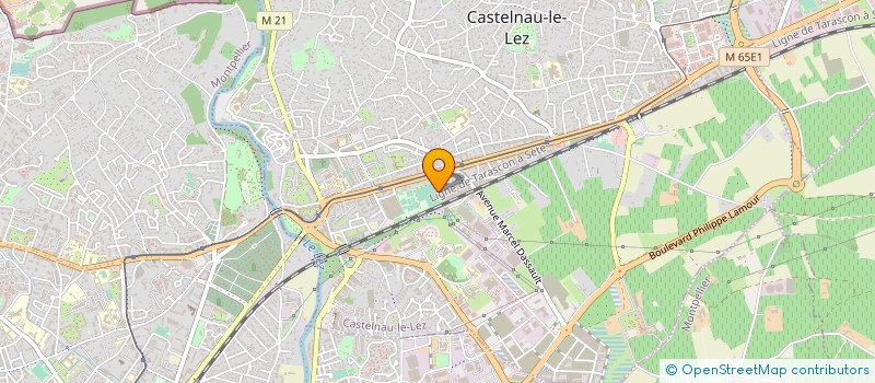 localisation de l'entreprise SAS BS LOGISTIQUE à CASTELNAU-LE-LEZ
