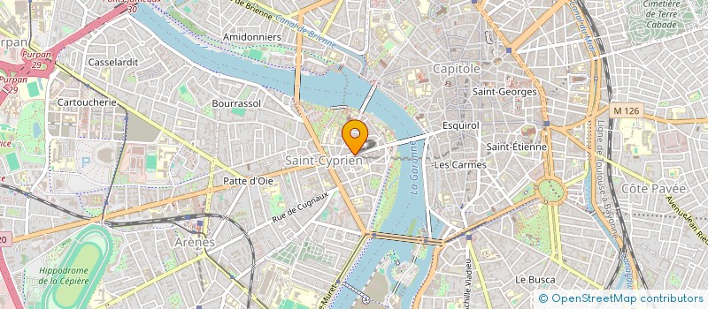 localisation de l'entreprise SAS BSM  TOULOUSE