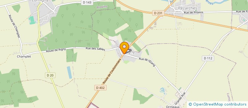 localisation de l'entreprise SAS BSPJ à LUMIGNY-NESLES-ORMEAUX