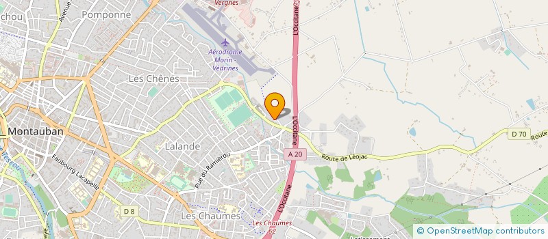 localisation de l'entreprise SAS BTE 82  MONTAUBAN