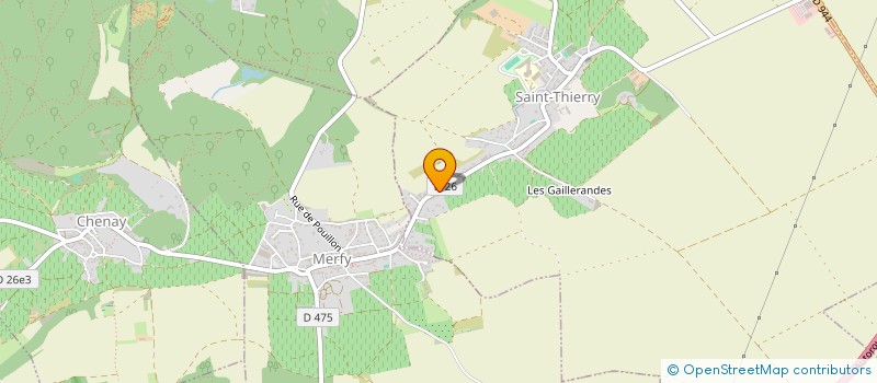 localisation de l'entreprise SAS BTM  SAINT-THIERRY