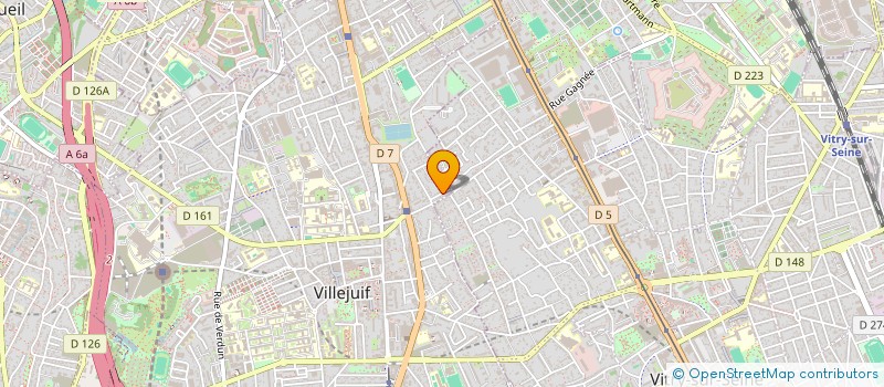 localisation de l'entreprise SAS BUNKER ESPORTS  VILLEJUIF